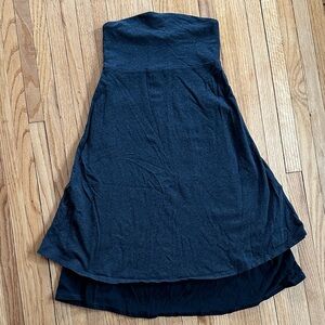 Lululemon Reversible Black and Carbon Gray Strapless Dress | S